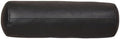 Neck Roll Pillow Cushion Cover, 24x7 Inch Full Moon Round Bolster Pillow Case, Cylinder Soft Lambskin Leather Pillowcase for Head, Spine & Neck Support During Sleep - Black Pack of 1