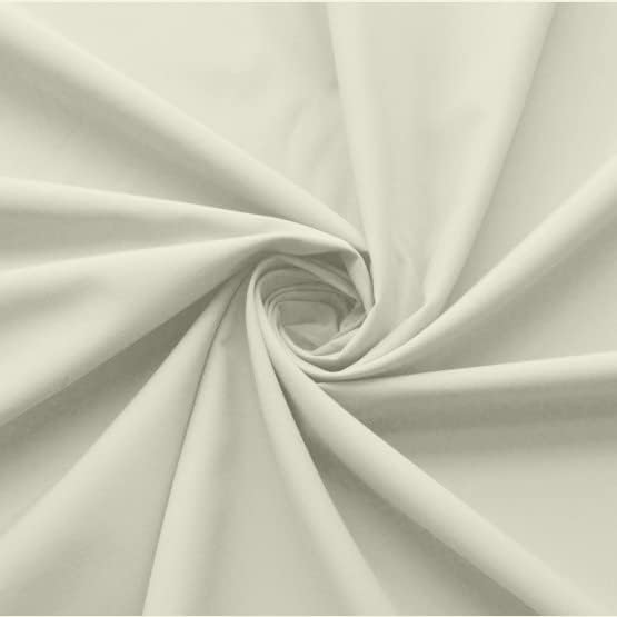 Cottingon Bed Skirt Full 18" Drop with Split Corners, 100% Microfiber Soft and Stylish, Dust Ruffle with Platform, Ivory