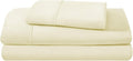 Camping Cot Sheets 30" x 80" - 3 Piece Sheet Set for Bunk Bed - fits Upto 9" Deep Mattress, Perfect for Narrow Twin, Camping Cot, RV Bunk, Guest Beds, Trifold Mattress - Ivory
