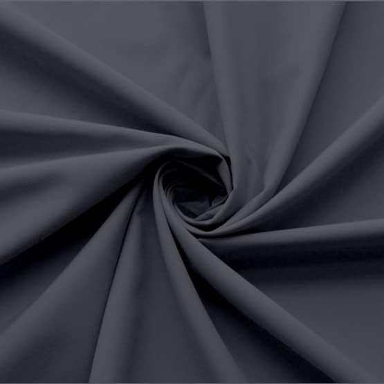 Cottingon Ruffled Bed Skirt with Split Corners-Dust Ruffle - 24" Drop 100% Microfiber Soft,Sheen & Luxurious Look - Bed Skirts (Dark Grey -King)