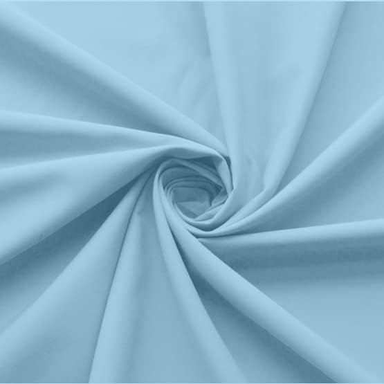 Ruffled Bed Skirt with Split Corners-Dust Ruffle - 12" Drop 100% Microfiber Soft,Sheen & Luxurious Look - Bed Skirts (Light Blue -Twin)