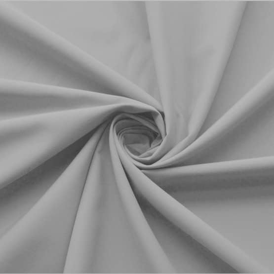 Ruffled Bed Skirt with Split Corners-Dust Ruffle - 21" Drop 100% Microfiber Soft,Sheen & Luxurious Look - Bed Skirts (Light Grey -Queen)