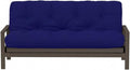 Royal Sleep Products by The Futon Factory 6 inch Foam Futon Mattress - Solid Royal Blue Cover - Full Size - CertiPUR Certified Foams - Made in USA - Replacement Mattress - (Frame not Included)