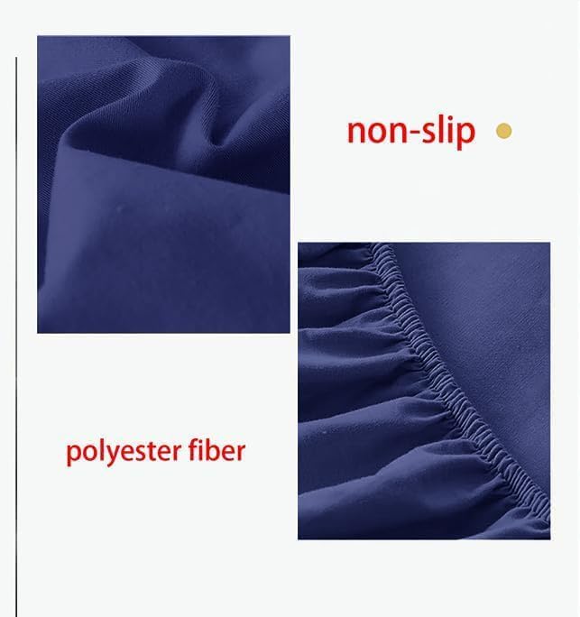Queen Air Mattress Sheets - 3 Pieces Queen Sheets Sets 16 to 23 inch - Inflate Without Disassembly Convenient & Firm Easy to use Air Mattress (Navy Blue, Full)