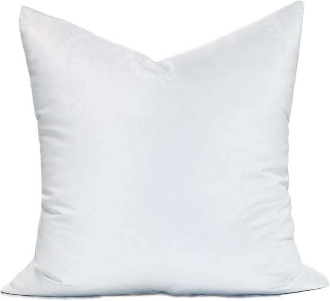 MoonRest® 25x25 Inch Synthetic Down Alternative Square Pillow Insert Form Stuffer for Sofa Shams, Decorative Throw Pillow, Cushion and Bed Pillow Stuffing - Hypoallergenic 25“X 25 “