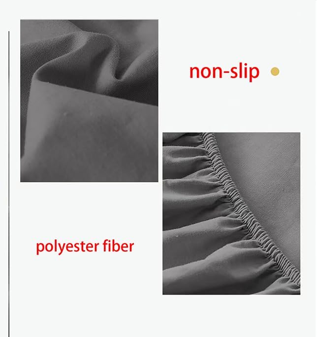 Air Mattress Sheets - 2 Pieces Set - Suitable for Inflatable mattresses 18 inches deep - can be inflated Without disassembly, Convenient, Sturdy, Easy to use air Bed Sheet(Gray，Twin)