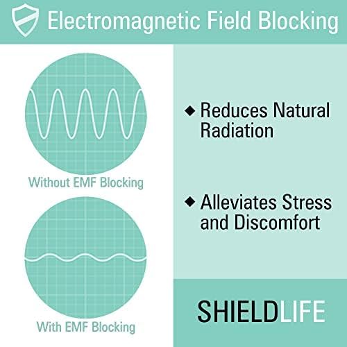 99% EMF Blocking Heated Mattress Pad Full/Double Size. 8 Heat Settings with Auto Shut Off. by Shield Life TheraMat Lite.