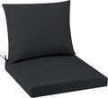 Outdoor Seat Cushion Set 22 x 22 In, Water-Resistant & Fade-Resistan, Patio Furniture Cushions with Removable Cover Deep Seat & Back Cushion with Handle and Adjustable Straps for Chair Sofa,1PC