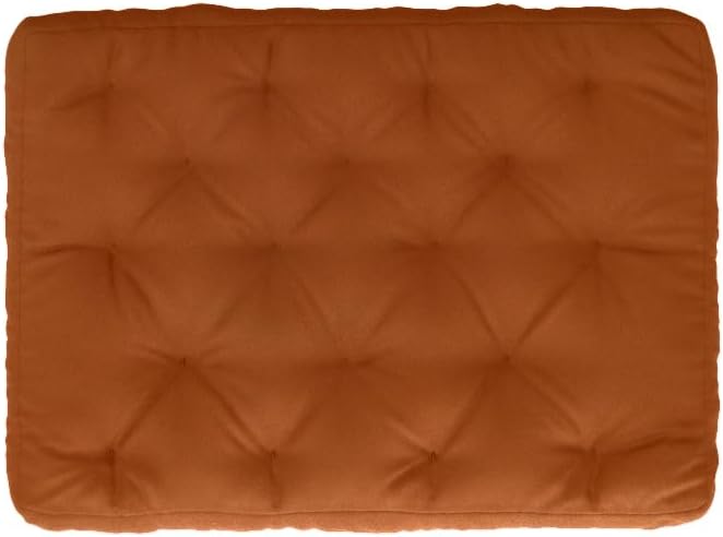 Royal Sleep Products by The Futon Factory 6 inch Foam Futon Mattress - Solid Cinnamon Cover - Twin Size - CertiPUR Certified Foams - Made in USA - Replacement Mattress - (Frame not Included)