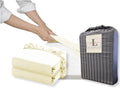 Lukeville's Cot Sheet 30" x 80", Daycare for Cot Size Mattress Sheets Pack of 2 Fitted Narrow Twin/Camp Bunk/Rvs Bunk/Trifold Mattress, Soft and PolyBlend Microfiber Cover for Toddler, Ivory