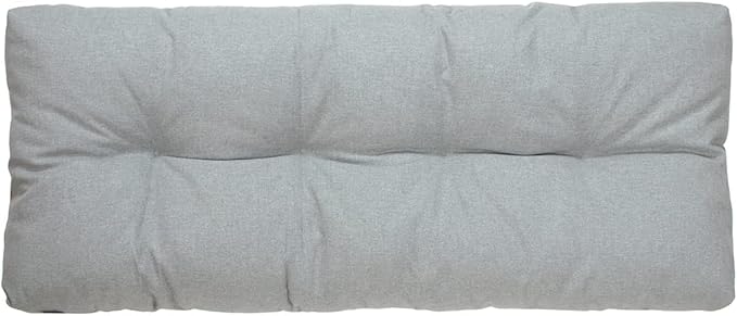 FUNHOME Outdoor Bench Cushion 48 x18 inch with Non-Slip Grips,Water Resistant Porch Swing Cushion,Bench Pillow Pads,Tufted Cushions for Patio Garden Furniture,48" Seat Cushions(Light Gray)