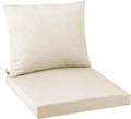 Outdoor Seat Cushion Set 19 x 19 In, Water-Resistant & Fade-Resistan, Patio Furniture Cushions with Removable Cover Deep Seat & Back Cushion with Handle and Adjustable Straps for Chair Sofa,1PC