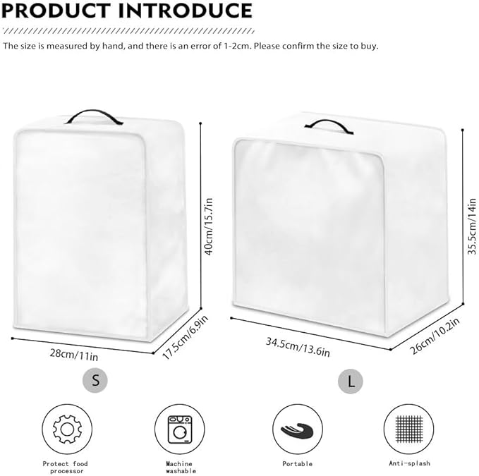 Mumeson Cherry Blossom Coffee Maker Cover, Universal Waterproof and Dustproof Pouch with Dual Handle for Home, Garage, Office