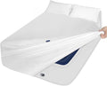 Moonsea Full Size Air Mattress Sheet Set - 3 Pieces Extra Deep Pocket Full Sheet Set 16 to 24 inch - Sheets with Pocket on Side - Easily Fits Extra Deep Pillow Top Air Mattress-White