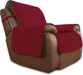 Easy-Going Sofa Slipcover Waterproof Oversized Recliner Chair Cover Non-Slip Fabric Couch Cover for Living Room Washable Furniture Protector for Pets Kids Dog (Oversized Recliner, Christmas Red)