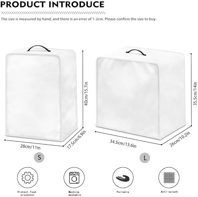 Mumeson Coffee Cup Coffee Maker Cover, Universal Waterproof and Dustproof Cover for Home Garage Office Pouch with Duarble Handle Kitchen Appliance Covers, Large