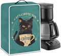 Mumeson Cat Coffee Cup Coffee Maker Cover, Stain & Dust Resistant, Home Kitchen Appliance, Washable, Fit Most Standard Blenders