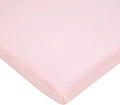 American Baby Company 15" x 33" Fitted Bassinet Sheet, 100% Natural Cotton Jersey Knit, Baby Pink, Soft Breathable, for Girls