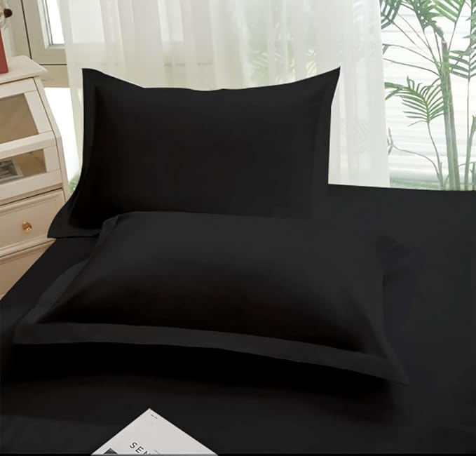 Air Mattress Sheets - 3 Pieces Set - Suitable for Inflatable mattresses 16 inches deep - can be inflated Without disassembly, Convenient, Sturdy, Easy to use air Bed Sheet (Black, Twin)