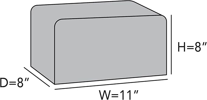 Covermates Keepsakes - Rectangular Appliance Cover - Dust Protection - Stain Resistant - Washable - Appliance Cover, Bronze