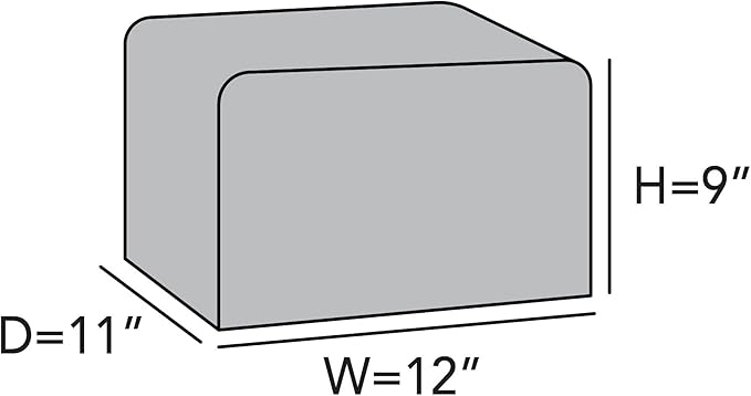 Covermates Keepsakes - Rectangular Appliance Cover - Dust Protection - Stain Resistant - Washable - Appliance Cover, Bronze