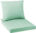 Outdoor Seat Cushion Set 22 x 22 In, Water-Resistant & Fade-Resistan, Patio Furniture Cushions with Removable Cover Deep Seat & Back Cushion with Handle and Adjustable Straps for Chair Sofa,1PC