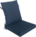 Goodgoods 20"x42" Outdoor Dining Chair cushion Set of 1 patio furniture cushion Resilient Foam Filling Water-Proof Stain-Resistant UV Resistant Weather Resistant Chairs Couch Sofa Upholstery Navy Blue