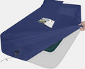King Sheet Sets Air Mattress Sheets - 3 Pieces Queen Sheets Sets 16 to 24 inch - Inflate Without Disassembly Convenient & Firm Easy to use Air Mattress (Navy Blue, King)