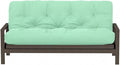 Royal Sleep Products by The Futon Factory 6 inch Foam Futon Mattress - Solid Mint Cover - Full Size - CertiPUR Certified Foams - Made in USA - Replacement Mattress - (Frame not Included)
