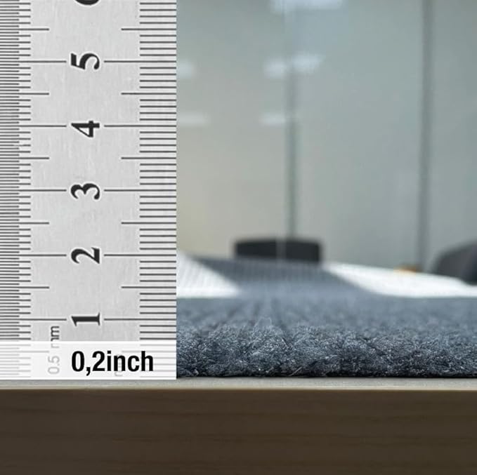 sigun Modern Non-Slip Hallway Runner Rug – Washable, Stain-Resistant & Custom Size – Durable Indoor/Outdoor Carpet for Entryway, Kitchen, Porch, Balcony, Patio & Garage – High-Tra | Dark Gray - 2 x 11