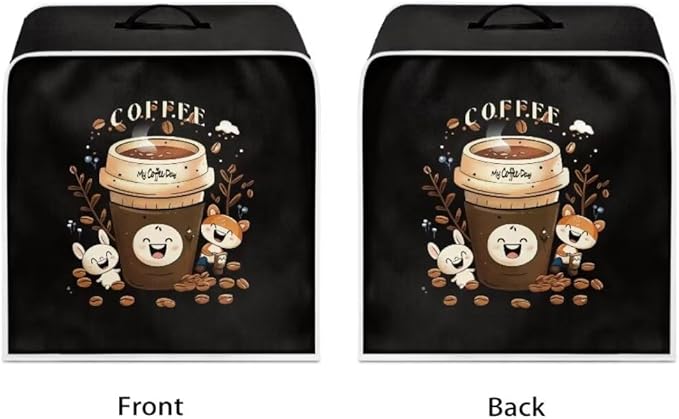Mumeson Coffee Cup Coffee Maker Cover Blender Dust Cover, Coffee Machine Protection Cover Stand Mixer Pouch Multiuse Kitchen Kitchen Accessories Protect Cover