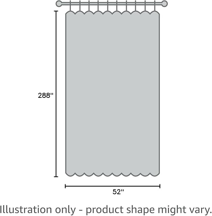 DONREN Taupe Window Scarf for Background - Luxury Soft Sheer Scarf Add to Window Curtains for Enhanced Effect (52 by 288 Inch,1 Pcs)