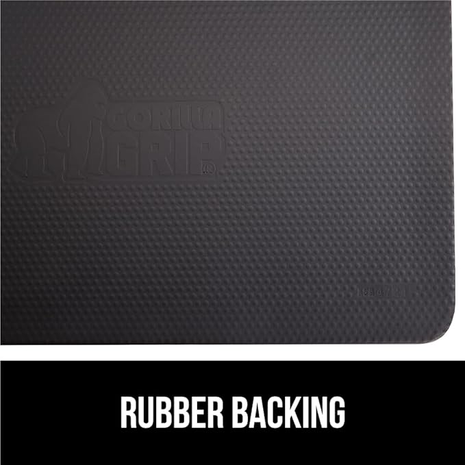 GORILLA GRIP Comfortable Cushioned Kitchen Mats for Floor, Waterproof and Stain Resistant Soft Top, 3/4 Inch Thick Ergonomic Standing Desk Anti Fatigue Mat, Foam Supports Ankles and Feet, 20x32, Brown