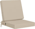 idee-home Outdoor Cushions for Patio Furniture, Outdoor Seat Cushion, Waterproof Couch Hampton Bay Deep Seat Replacement Chair Cushions for Garden Lawn Backyard Deck, 22 x 22 Beige