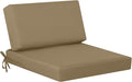 idee-home Outdoor Cushions for Patio Furniture, Outdoor Seat Cushion, Waterproof Couch Hampton Bay Deep Seat Replacement Chair Cushions for Garden Lawn Backyard Deck, 26.5 x 26.5