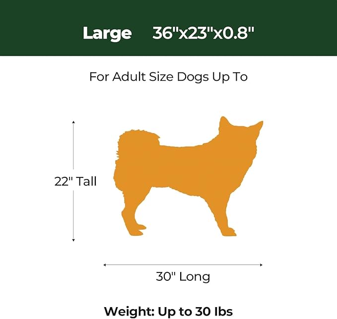 BALANCE Dog Crate Pad, Dog Foam Crate Mat Kennel Pad, Washable Water-Resistant Pet Bed Flat Dogs Cage Mat for Large Dogs, 2 Packs