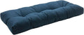 FUNHOME Outdoor Bench Cushion 48 x18 inch with Non-Slip Grips,Water Resistant Porch Swing Cushion,Bench Pillow Pads,Tufted Cushions for Patio Garden Furniture,48" Seat Cushions(Denim Blue)
