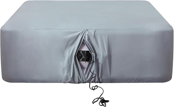Queen Fitted Sheet for Air Mattress,with 24 Inch Extra Deep Pockets,Ultra Soft Durable Breathable Bed Sheets Cover for Inflatable Air Bed,with Pump Opening,Inflate at Any Time-Gray