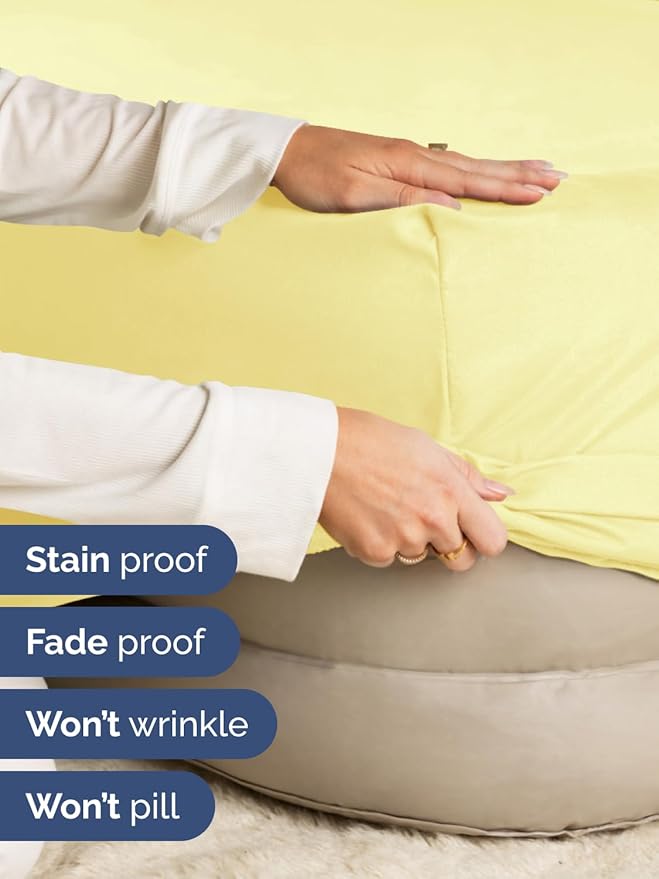 Extra Deep Cal King Fitted Sheet - Hotel Luxury Single Fitted Sheet Only - Easily Fits 18 inch to 24 inch Mattress - Ultra Soft, Wrinkle & Fade Free w/Extra Deep Pockets - Breathable & Comfy - Yellow