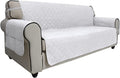 Easy-Going Sofa Slipcover Waterproof Oversized Couch Cover Non-Slip Sofa Cover for 3 Cushion Couch Washable Furniture Protector for Pets Kids Children Dog (Oversized Sofa, White)