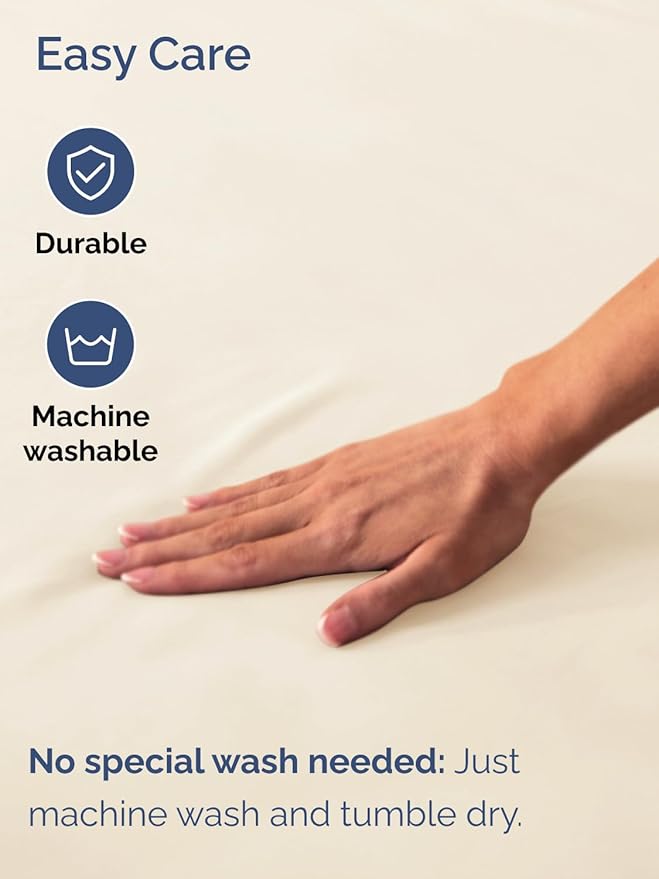 Extra Deep King Fitted Sheet - Hotel Luxury Single Fitted Sheet Only - Easily Fits 18 inch to 24 inch Mattress - Ultra Soft, Wrinkle & Fade Free w/Extra Deep Pockets - Breathable & Comfy - Off White