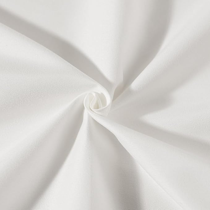 Ivory Bed Skirt Full Size Ruffled Bed Skirt with Split Corners, Full Bed Skirt 16 Inch Drop, Full Size Bed Skirt Ivory for Ruffled Bed Skirt with Split Corners, Bed Skirt Full Size