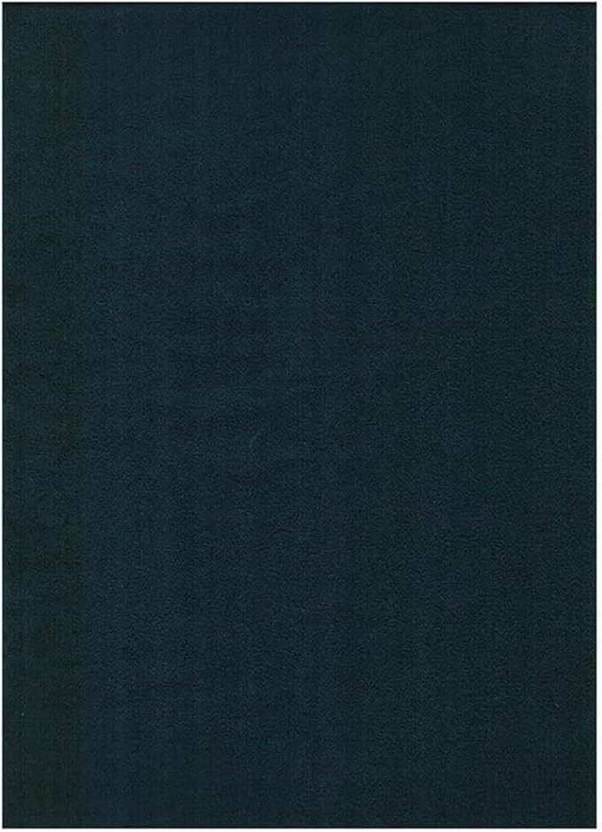 BOWERY HILL Full-Size Suede Futon in Blue-Frame Not Included