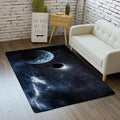 Outer Space Galaxy Area Rug for Boys Room 5x8 ft Soft Non-Slip Solar System 3D Planet Universe Rug for Kids Bedroom Living Room