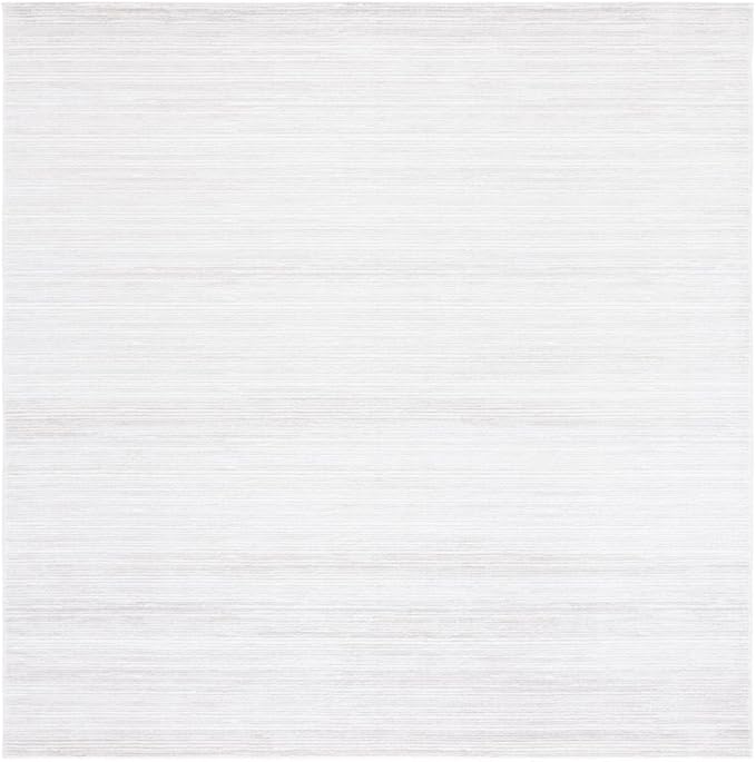 SAFAVIEH Vision Collection Square Rug - 10' Square, Ivory Grey, Modern Ombre Design, Non-Shedding & Easy to Clean, Ideal for Living Room, Bedroom, Dining Space (VSN606K)