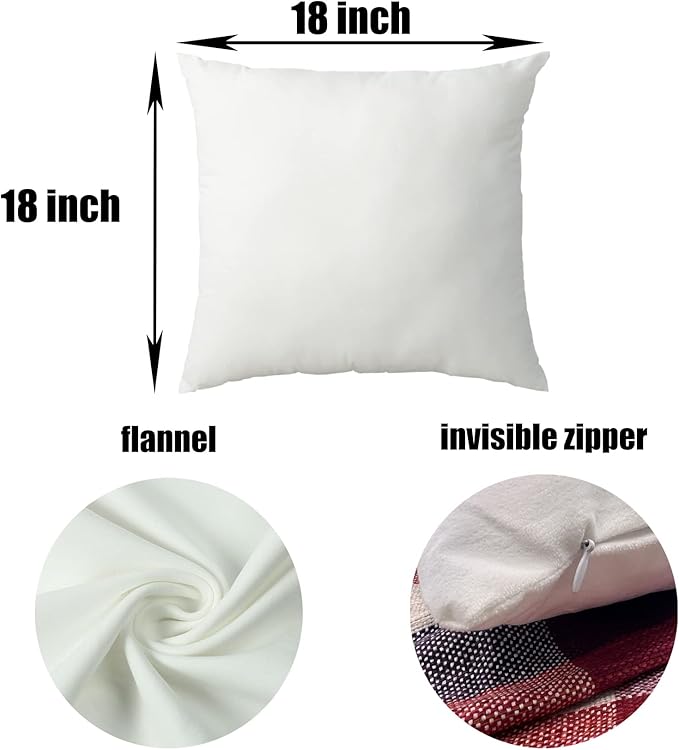 Aesthetic Floral Pillow Covers 18x18 - Vintage Floral Decorative Throw Pillow Covers Pillowcases for Living Room Bedroom, Outdoor Pillow Covers, Cottagecore Room Decor (Double-Sided)