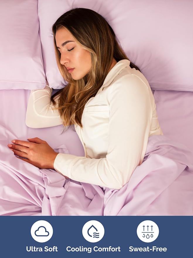 Extra Deep Pocket Twin Sheets - 3 Piece Breathable & Cooling Bed Sheets - Hotel Luxury Bed Sheet Set - Soft, Wrinkle Free & Comfy - Easily Fits Extra Deep Mattresses - Deep Pocket Light Pink Sheets