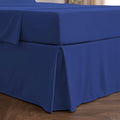 Mellanni Bed Skirt Full Size - Bed Skirting - 15-Inch Tailored Drop Pleated Dust Ruffle - Hotel Luxury Bedding - Wrinkle, Fade, Stain Resistant - 1 Bedskirt (Full, Royal Blue)