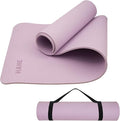 HAHE Yoga Mat Thick (8MM,1/3"), Eco-Friendly POE Non Slip Yoga Mat, High Rebound & Shock Absorption, Anti-Tear & Sweat-Resistant for Yoga, Fitness, Home, Workouts, Large Pilates Mats 72"x24" with Carrying Strap