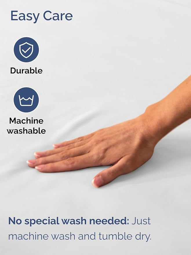Extra Deep Twin XL Fitted Sheet - Hotel Luxury Single Fitted Sheet Only - Easily Fits 18 inch to 24 inch Mattress - Ultra Soft, Wrinkle & Fade Free w/Extra Deep Pockets - Breathable & Comfy - White